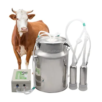 10l Vacuum Type Automatic Dairy Cows Goat Sheep Milk Machine Pulsation ...