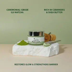 Hot Selling Hot Selling Glowing Skin Products Matcha Cream with Low Price  Private Label Skincare Set