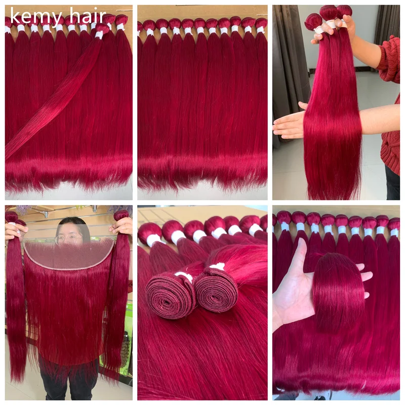 Ombre Color Human Hair Bundles Wholesale Brazilian Virgin Cuticle