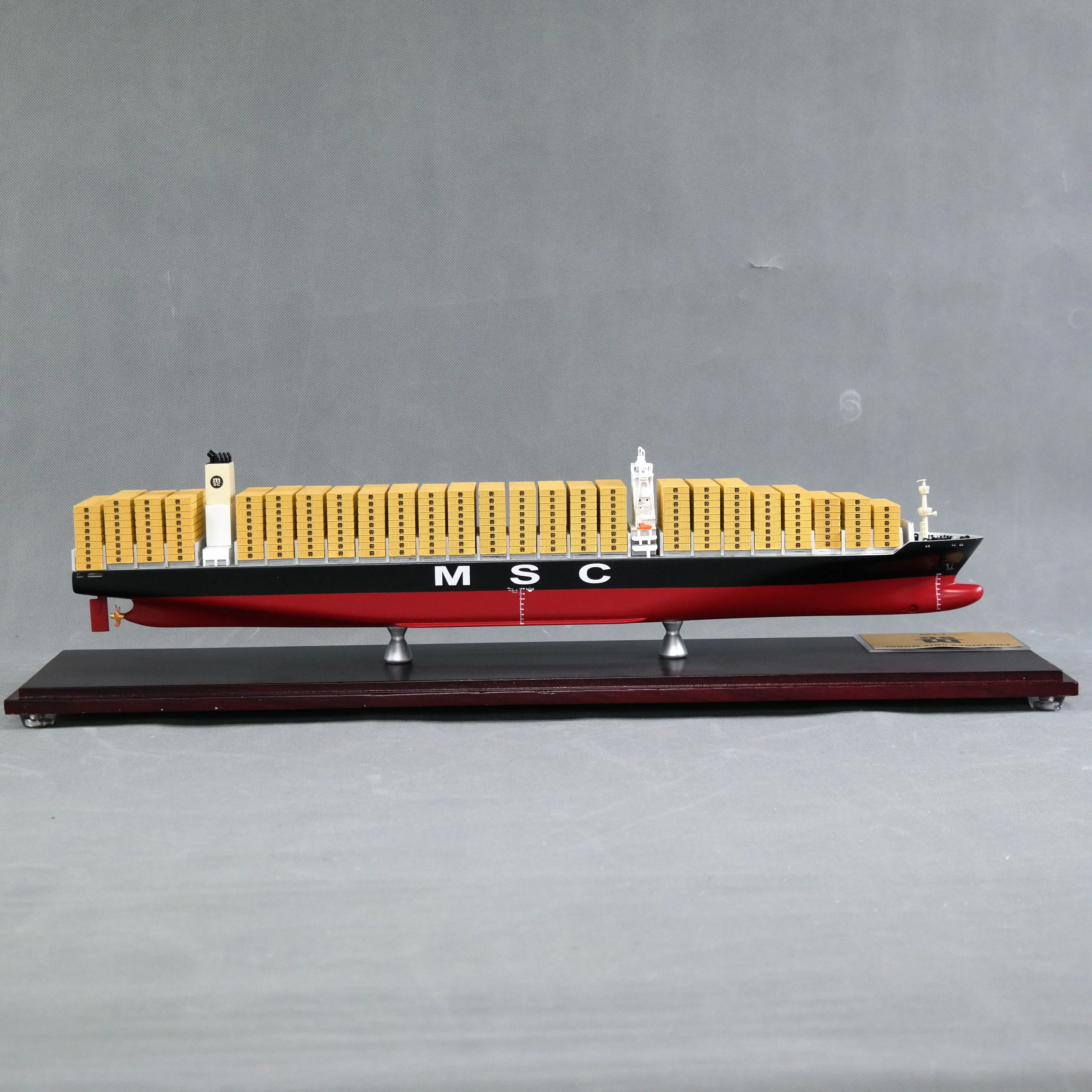 【A】O.A.S Factory's 65cm Shipping Container Model for Hobby Display Cases Freight Forwarder and Ship Model Gift