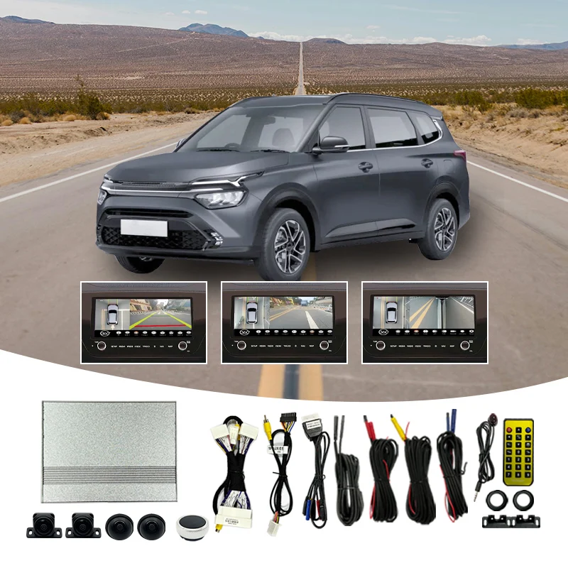 Wemaer OEM 360 Degree AHD 1080P Bird View Car Camera Parking System 3D Panoramic Camera for Kia Carens