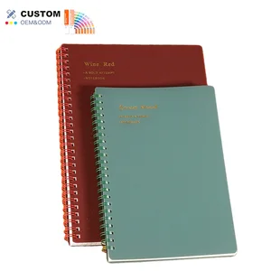 Customizable Eco Friendly High Quality A5 Size Economical PP Cover Student Diary Book Custom Logo Design For School Supplies