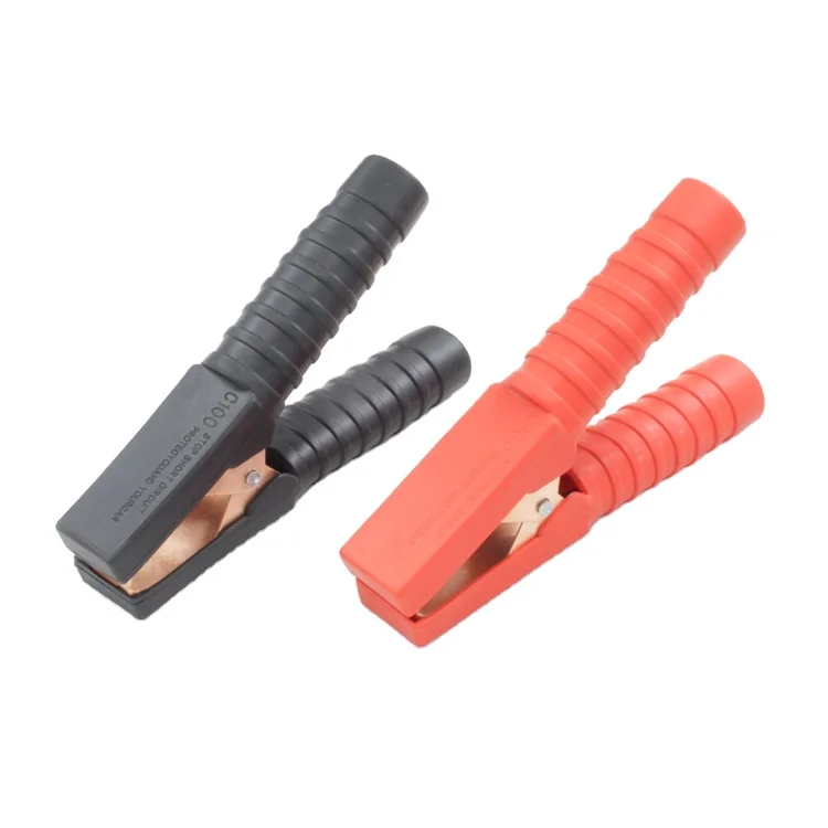 2 предмета в комплекте, красный черный батарея изоляцией испытательные зажимы типа «крокодил» зажимы зажим для автомобиля/Tuck