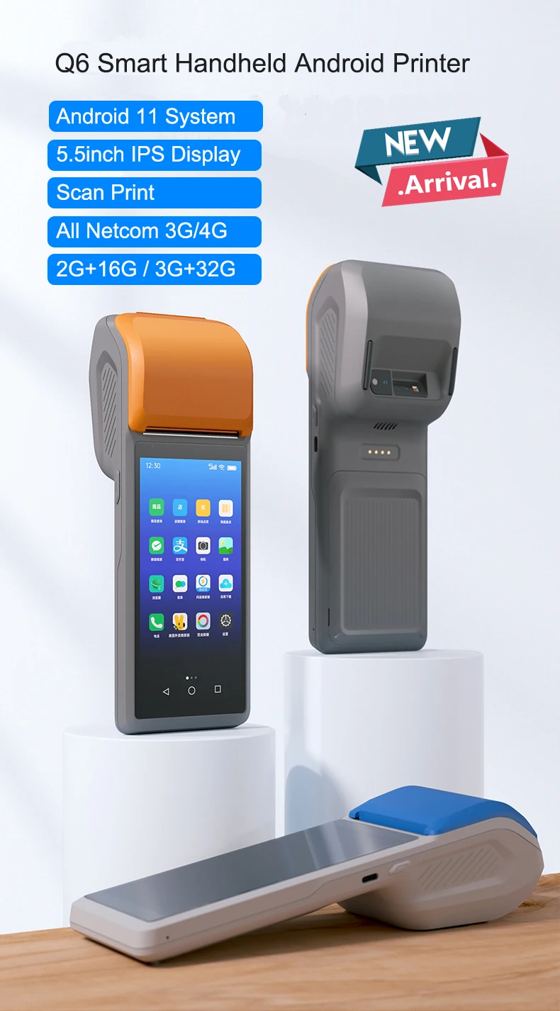 High Quality Android 11 Pos Printer 4g Wifi Bt Pos Terminal Handheld ...