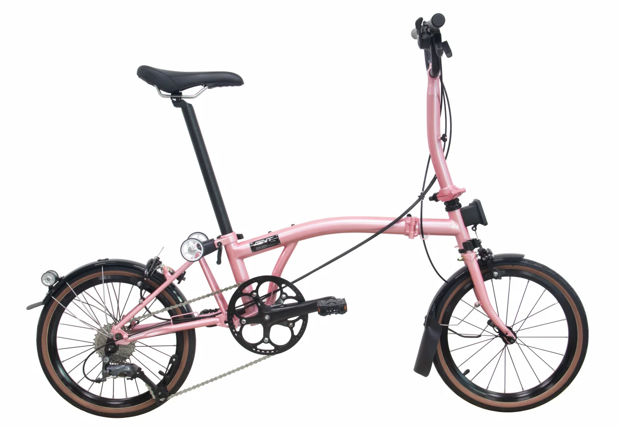 MINT Tri-Folding 16 Inch Bicycle T9C-349, 9 Speed Steel Frame