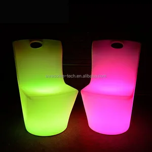 Wholesale Party Furniture Remote Controlled RGB Durable Glowing Led Seat