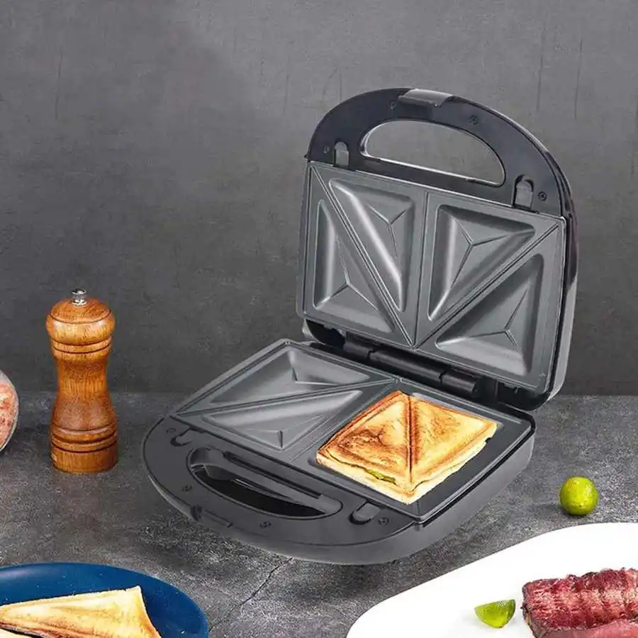 Portable Commercial 3 in 1 Adjustable Temperature Vertical Storage Electric Bread Sandwich Maker Machine