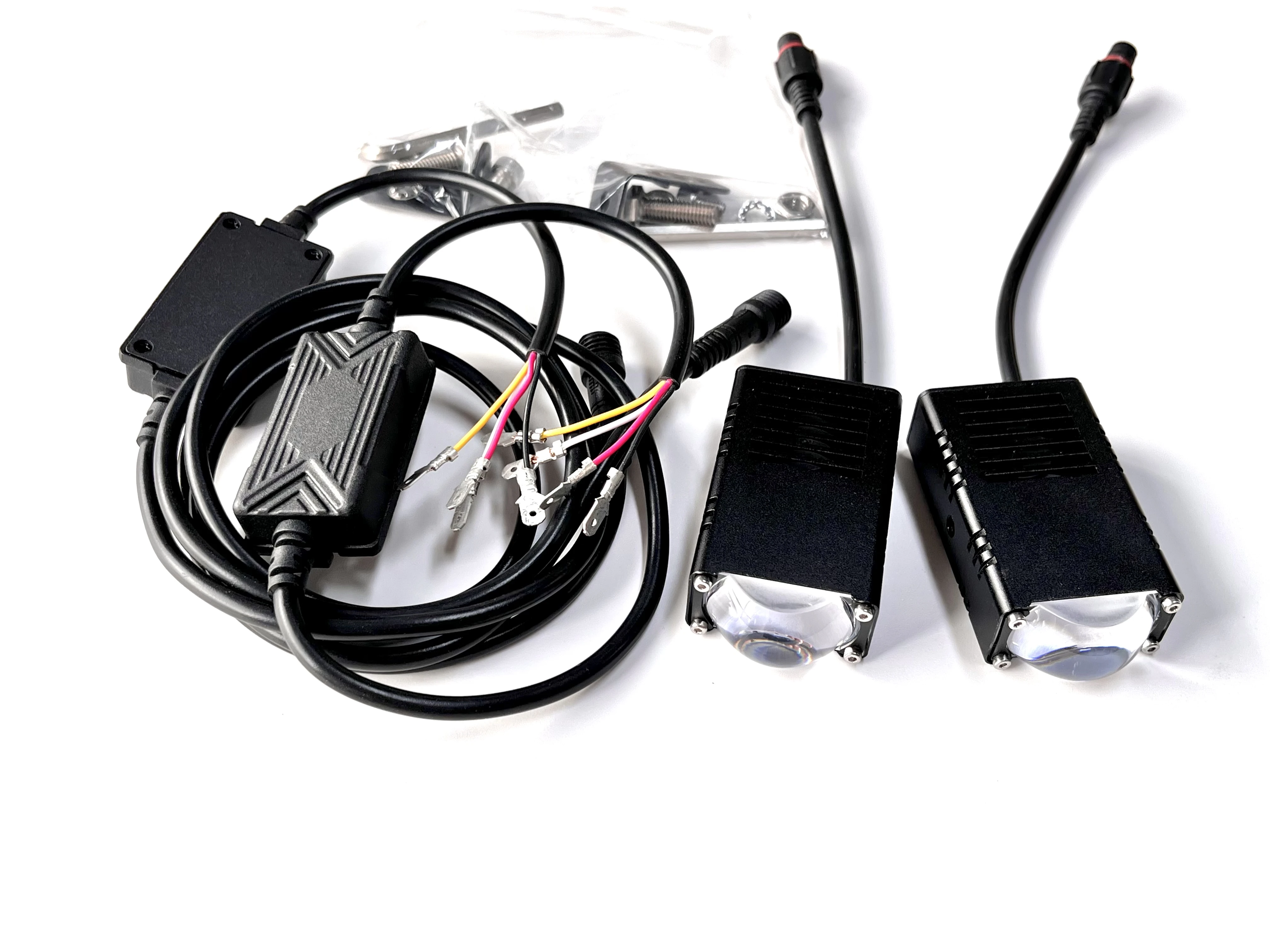 SENLO T1 Plus Blue Lens Dual Color Car Led Headlight LED Fog Light Driving Light Dual Color Motorcycle Lights