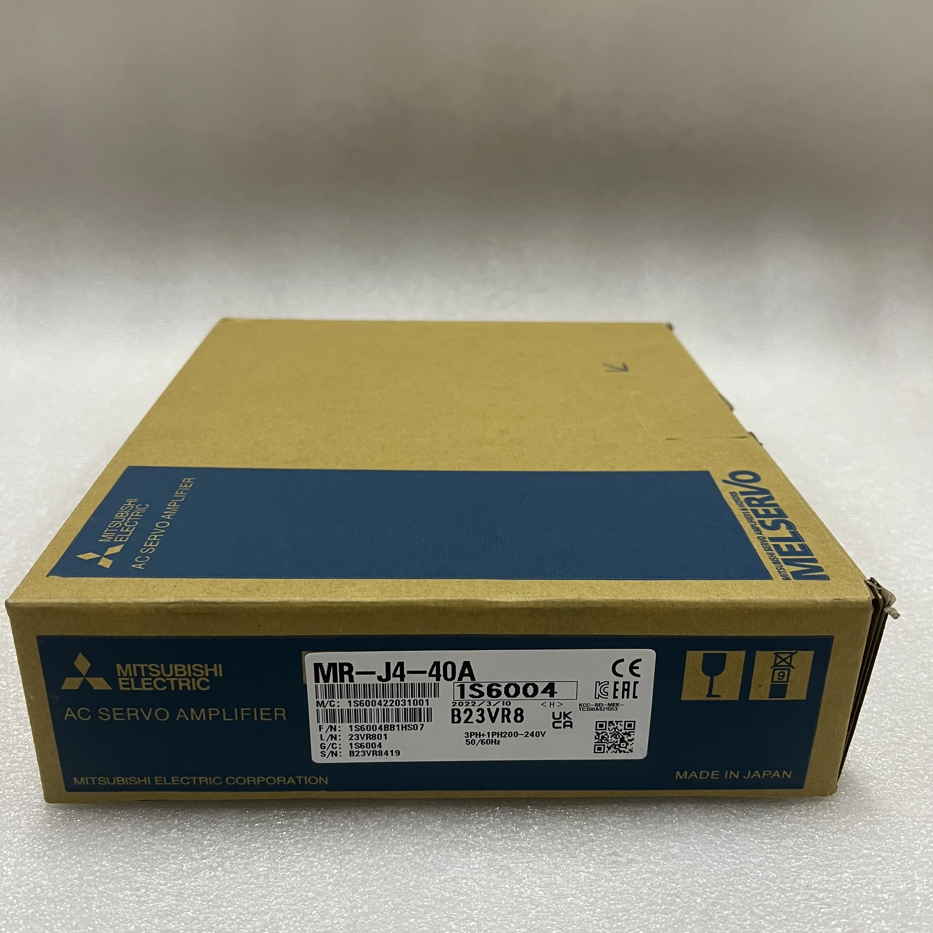 Mitsubishi AC servo amplifier MR-J4-40A
