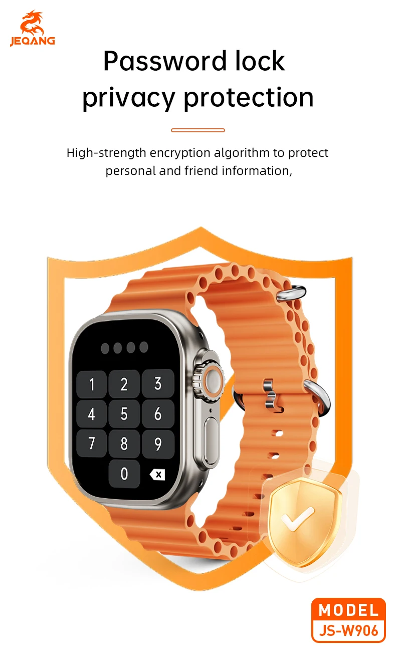 JEQANG Smart Watch with SIM Card Support Blood Glucose Blood Oxygen Heart Rate Sleep Monitoring Call