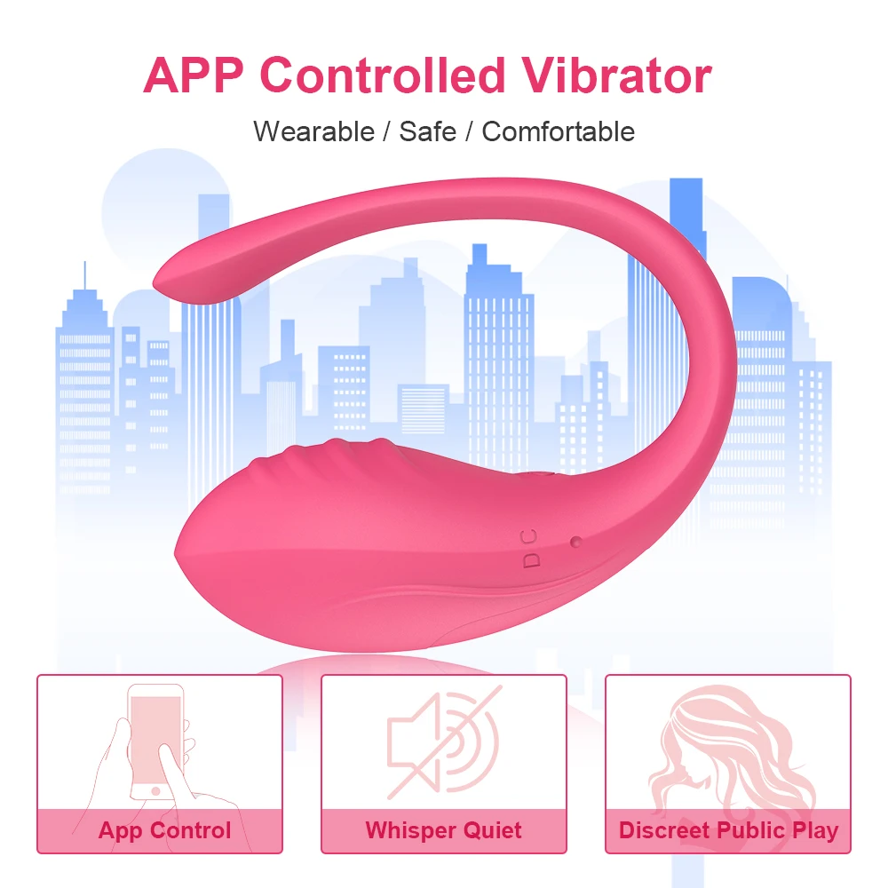 New Design Smart App Controller Mini Love Vibrating Egg Wireless Remote Control Jump Egg