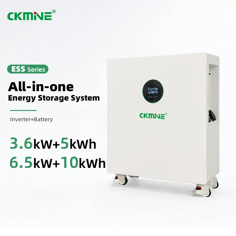 CKMINE Source Factory All in One Solar Inverter Energy Storage 5kWh 25.6V 10kWh 51.2V 200AH LiFePO4 Lithium Battery Off Grid