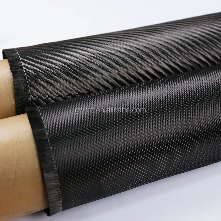 Wholesale Best Fabric T300 3K Carbon Fibre Fabric Woven Twill Plain Pattern for Bag Use Stylish Weaving Style