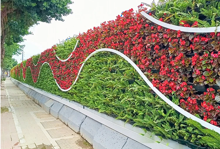 Self Watering Green Wall System Vertical Planters Pots Stackable