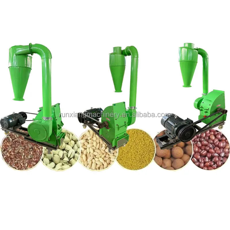 Corn Cob Grinding Machine Maize Flour Milling Machine Grain Mill ...