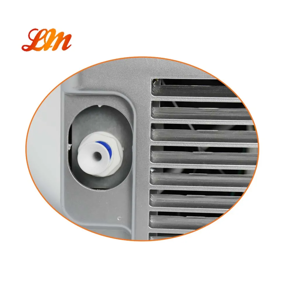 Electric Portable Ice Cube Maker with Water Dispenser Filling Water by Bottle Only for Household or Hotel Use Made of Plastic