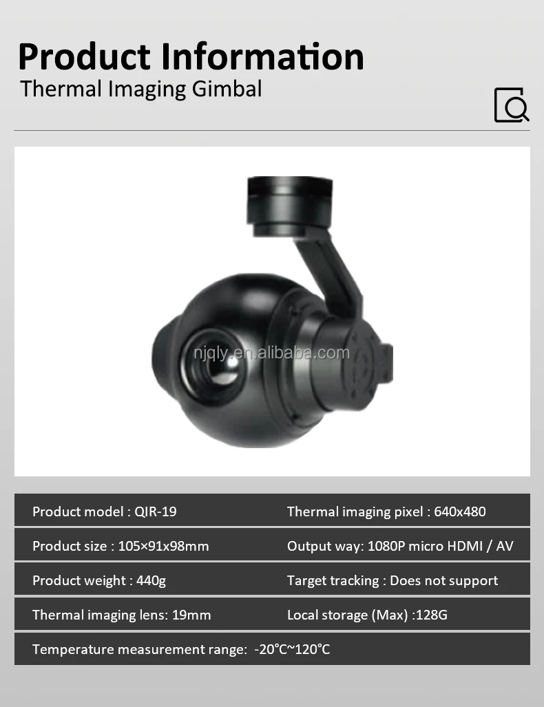 Thermal Imaging Camera Uav Gimbal Camera For Easy Integration Into