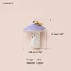 Purple  Mushroom Charm