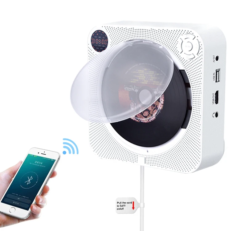 
 2021 г., плеер Walkman, многофункциональный черный музыкальный проигрыватель компакт-дисков, MP3 динамик, FM-радио, BT, выход, USB-соединение, портативный CD-проигрыватель  