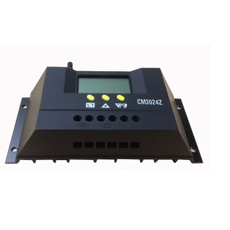 CM3024Z PWM 12V24V30A Solar  Controller Temperature Sensing Display LCD Solar Charge Battery Controller