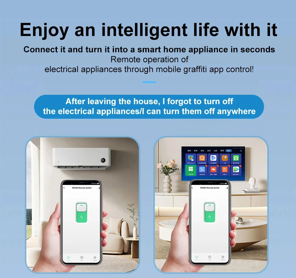 Zigbee 63A Smart Switch Energy Metering Monitoring Circuit Breaker Timer Relay MCB Smartlife protection
