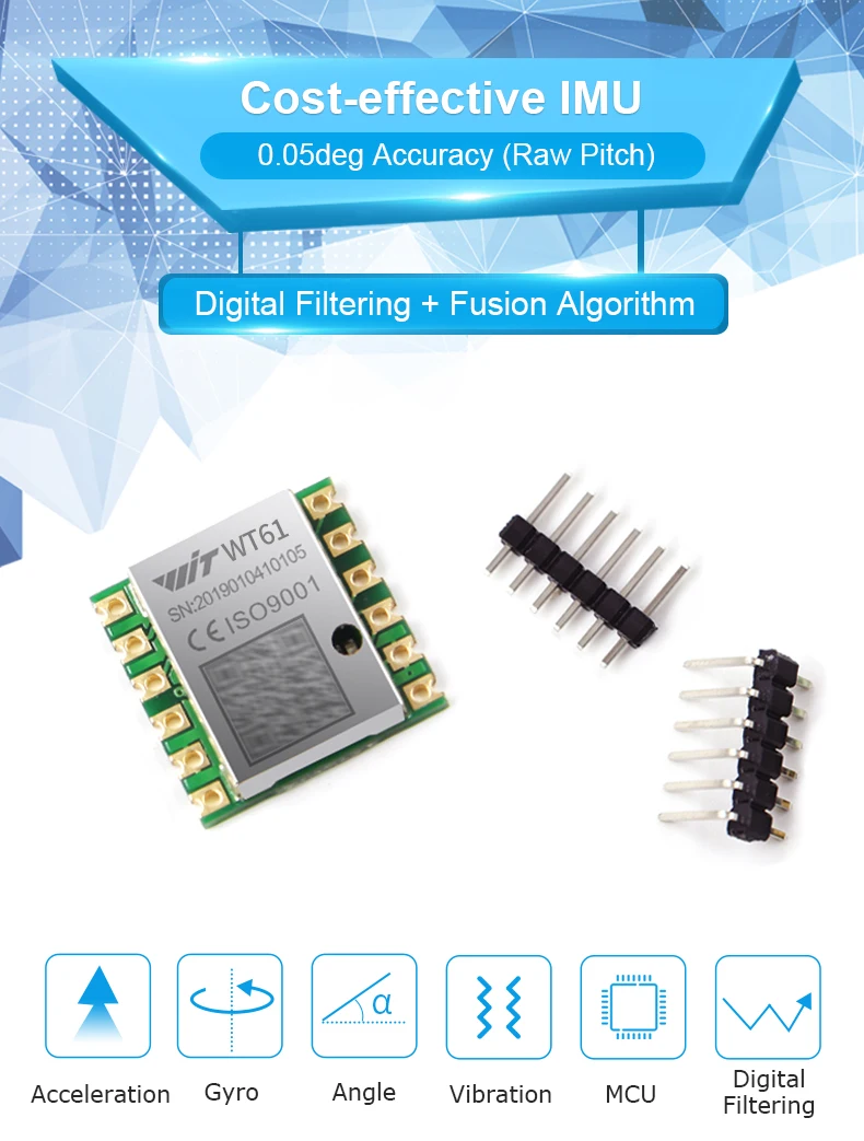 High precision WT61 Angular Velocity Acceleration accelerometer for ...
