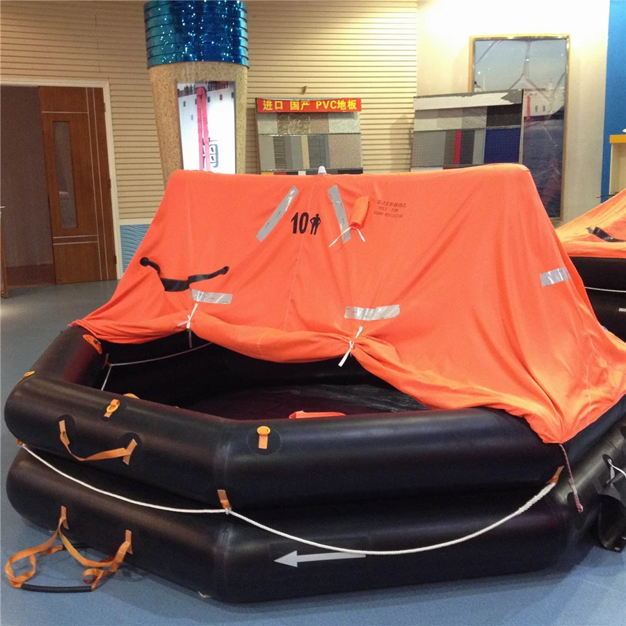 Solas Lsa Approved Liferaft 6-35 Persons Throw Overboard Inflatable ...