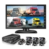 MDVR SD 4 canaux avec 4G+GPS+WIFI, écran 10'', 4 caméras