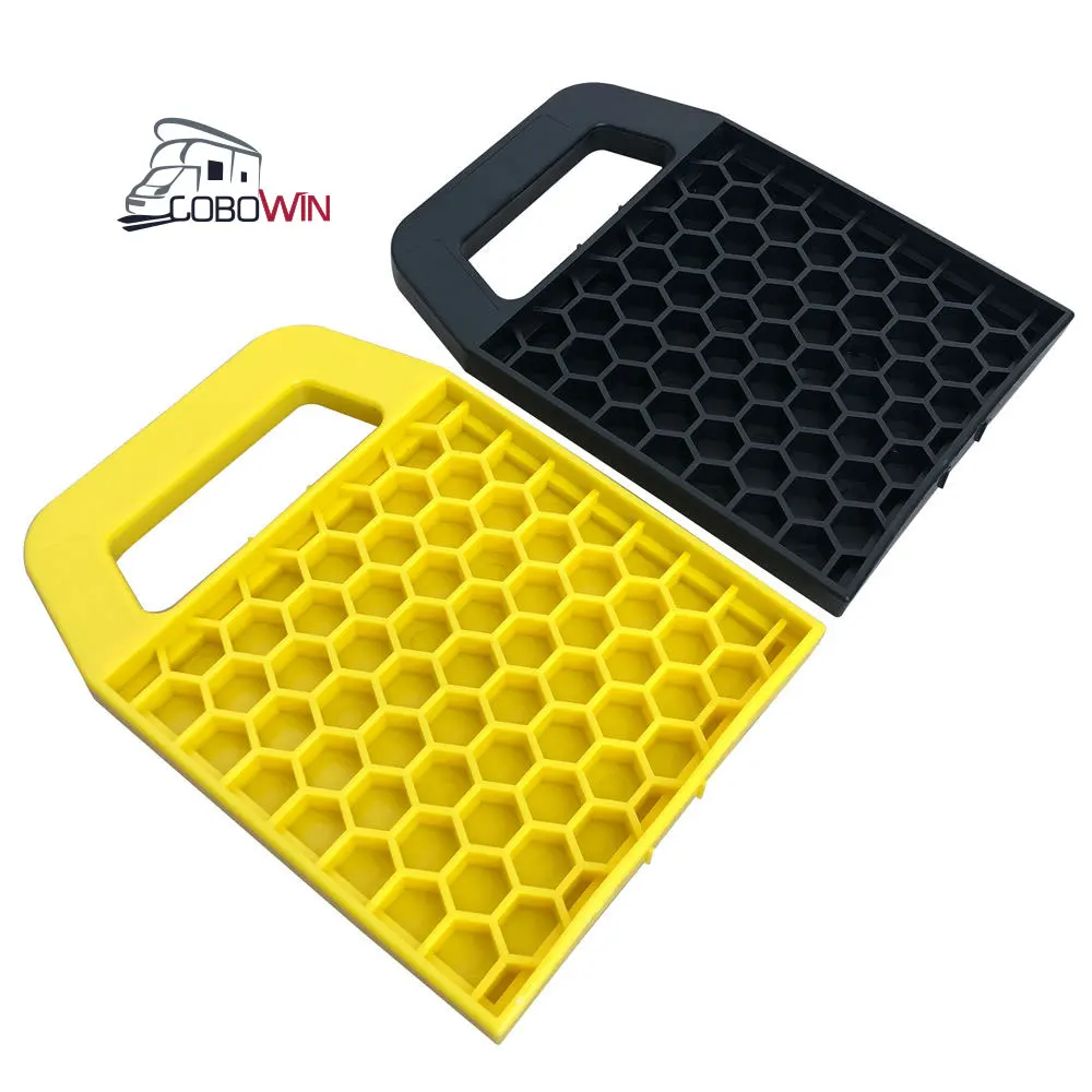 Factory Camper Caravan Plastic Parts Jack Pad Prevent Hdpe Rv External Accessories Rv Leveling