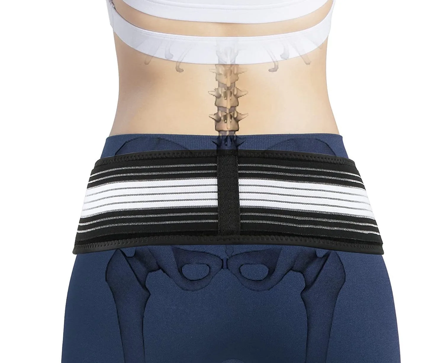Adjustable Breathable Sacroiliac Joint Support Belt Hip Compression
