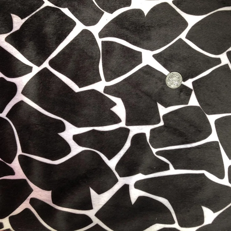 Cow Print Fabric Honeycomb Print Fabric