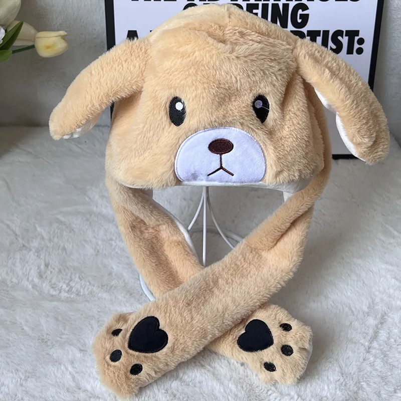 Cappello Peluche Coniglio Orecchie Movibili Cappello Da Coniglio Con Orecchie Mobili - Peluche Divertente | Jemmytu Orecchie Mobili Divertenti