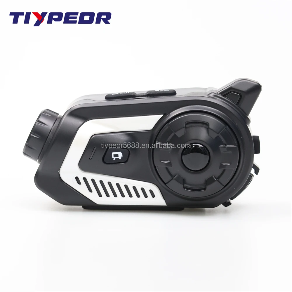 product tiypeor motorcycle bluetooth intercom recorder hi res sound quality group intercom headset cycling recorder-6
