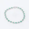 10K White Gold Emerald