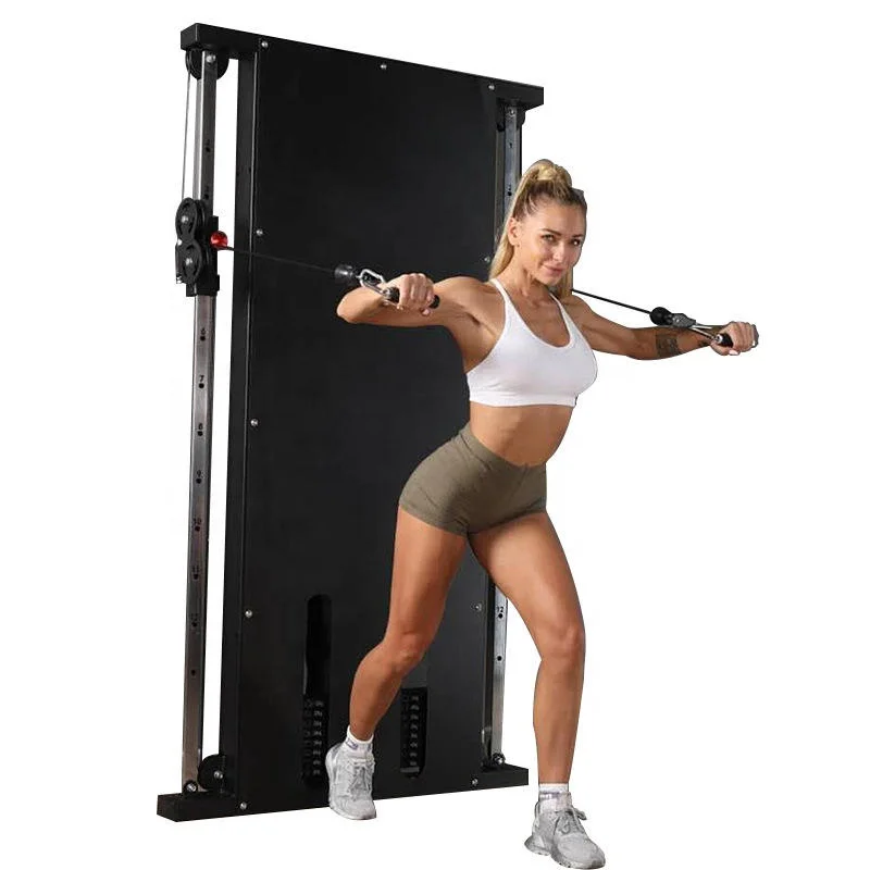 fts glide functional trainer เครื่องฝึกครอสซิ่งติดผนังสําหรับการฝึกออกกําลังกายที่บ้านและการค้า ผลิตจากแผ่นทนทาน