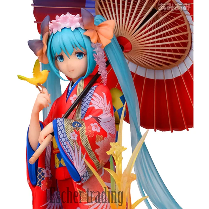 Цветное кимоно 1/8 фигурка сильнее Мику