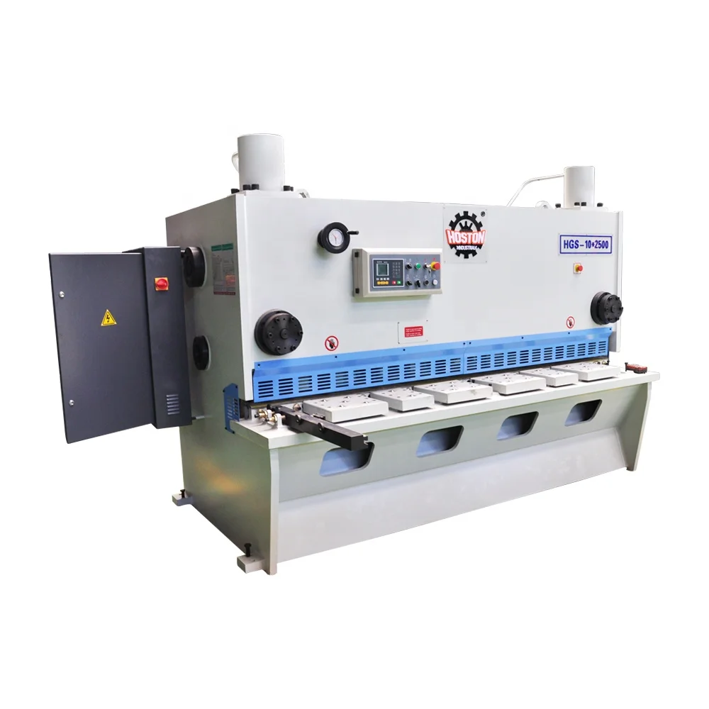 New Manual Hydraulic Shearing Machine with ESTUN E10-S Control Featuring Automatic Pump and Gear Components