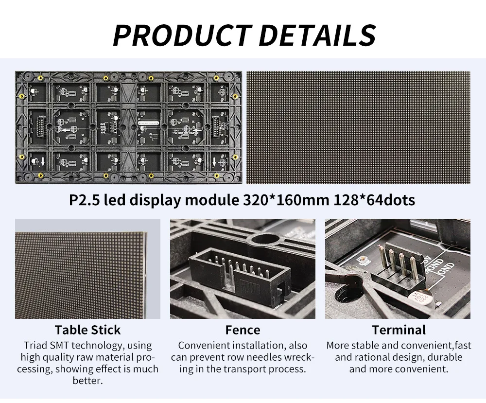 320*160mm LED Display Module