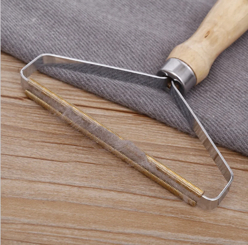 china hot selling wooden metal clothing shaver shave wool implement portable lint remover