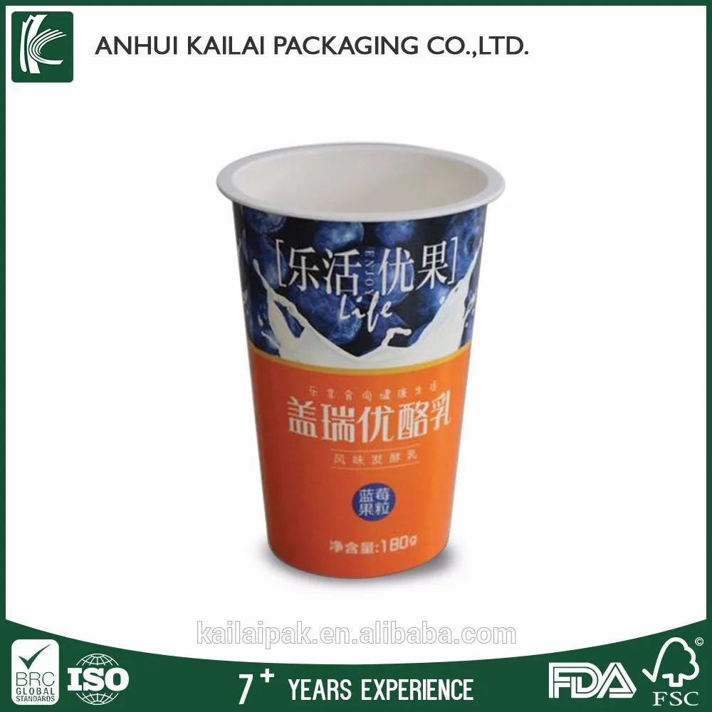 Factory Direct Disposable Ice Cream Paper Cup Recyclable Ice Cream Tub Eco-friendly Ice Cream Pot with Lids