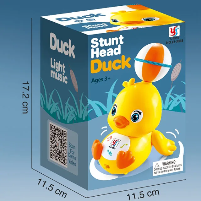 Stunt Head Duck with Music Light - Battery Operated Toys 2024