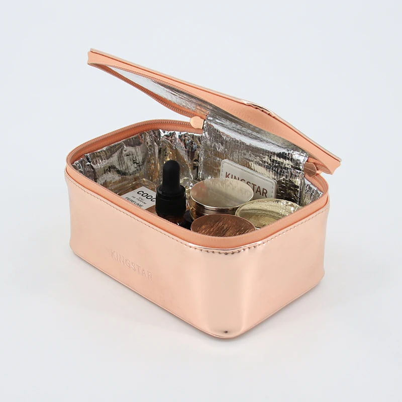 Insulated Makeup Bag Beauty Travel Organizer Cosmetic Case With Thermal