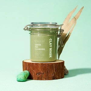 Private Label Hot Sale Poreless Deep Cleanse French Green Kaolin Green Tea Face Clay Mask