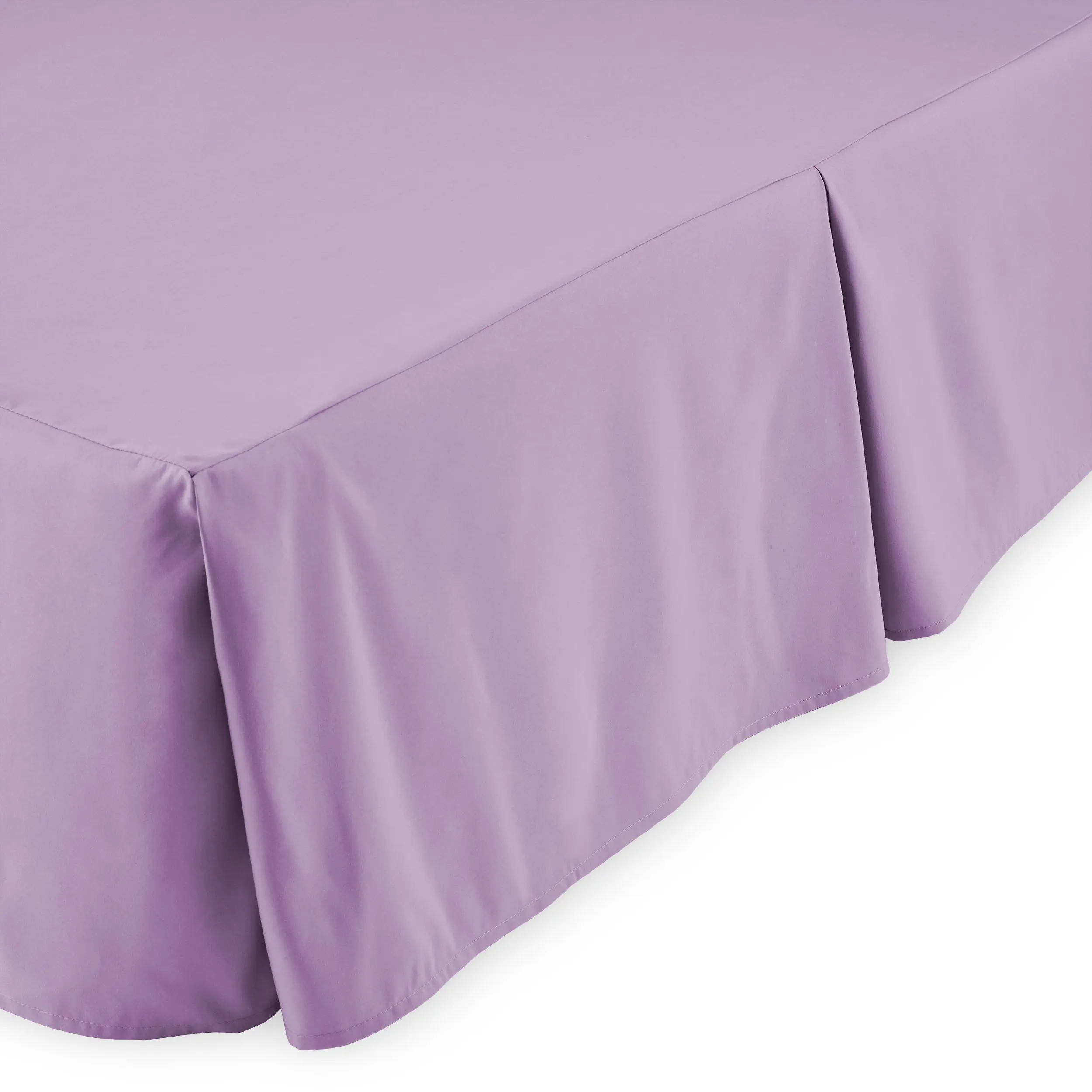 textile fabric hotel plain color brushed microfiber bedskirt