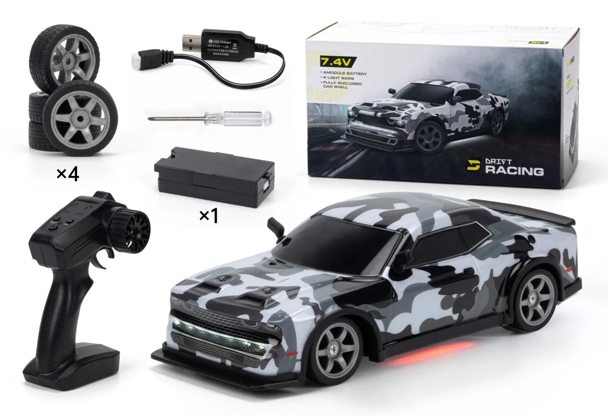 HOSHI Ae86 1:16 RC Car - High-Speed Drift with LED Lights