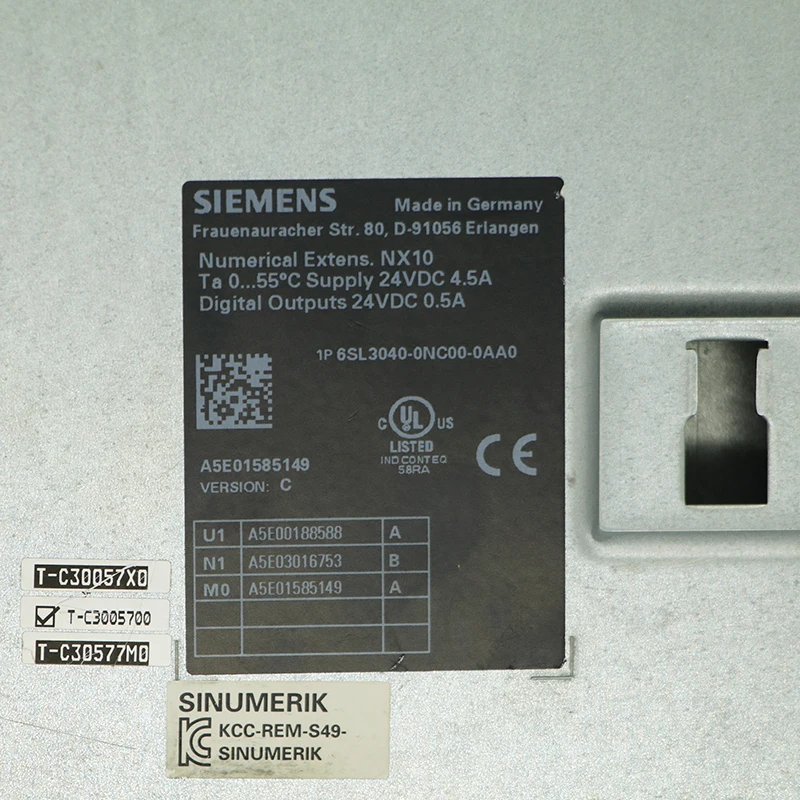 Siemens SINAMICS NX10 Controller Extension Module Used  6SL3040-0NC00-0AA0