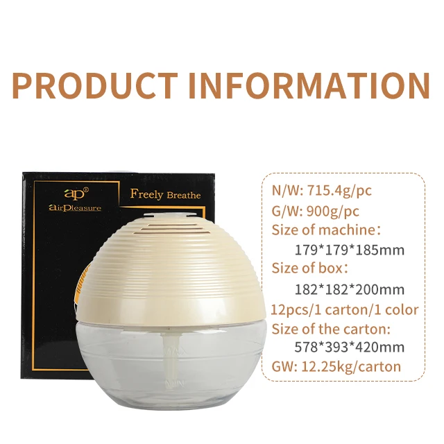 Factory Supply Odm Air Cleaner Purifier With Colorful Led Light For ...