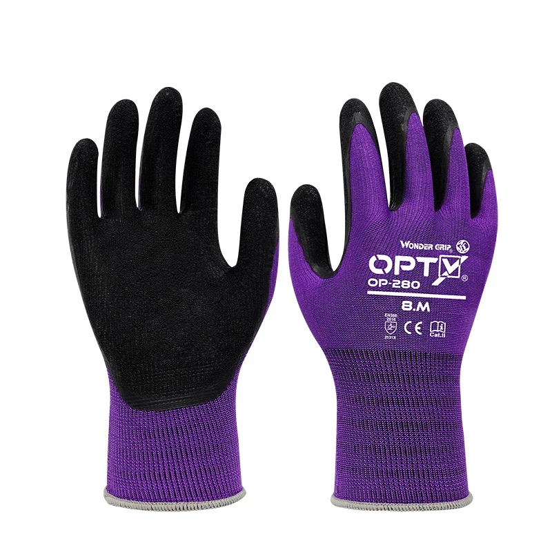 Purpura Polyester Aliquam Non-Slip Opus Gloves High euismod OP, 280 Universalis Gloves