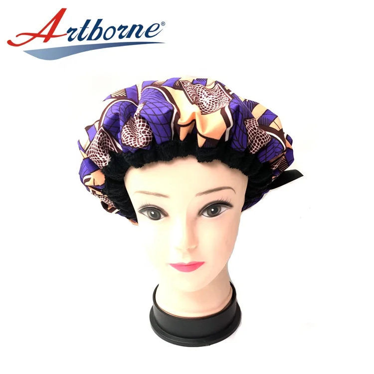 Беспроводные многоразовые терапии микроволновая печь Натуральная глина бисера тепловой глубокий тепла кондиционирования Горячая Уход за волосами Паровая маска для глаз Шляпа Кепка