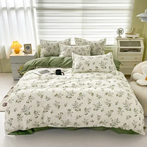 Wholesale Excellent Quality Home 100% Polyester Silky Soft Brushed Microfiber Duvet Cover Set